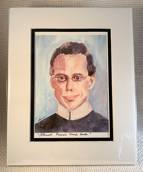 Seelos watercolor print