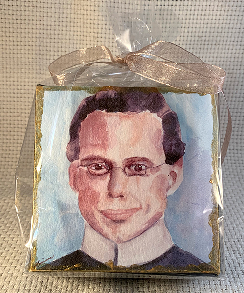 Seelos miniature watercolor on canvas