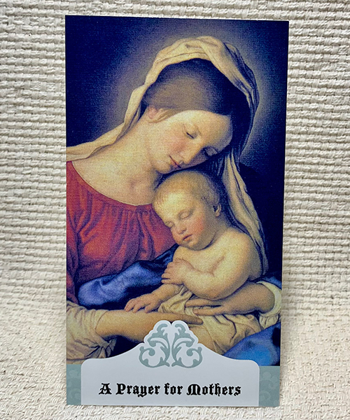 Mother prayer card