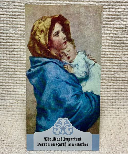 Mother prayer card
