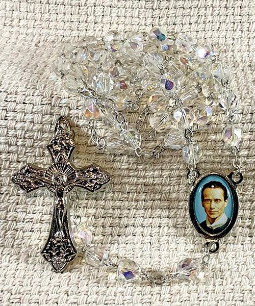 Clear Crystal Rosary