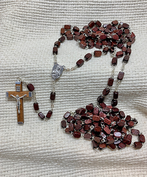 15 decade wooden rosary