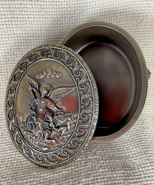 St. Michael keepsake box