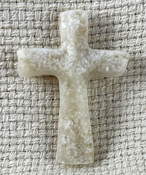 Mini memorial cross charm