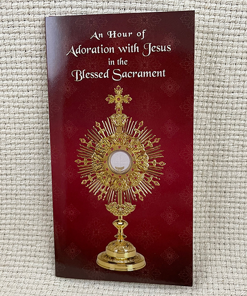 An Hour With Jesus in the Blessed Sacrament card