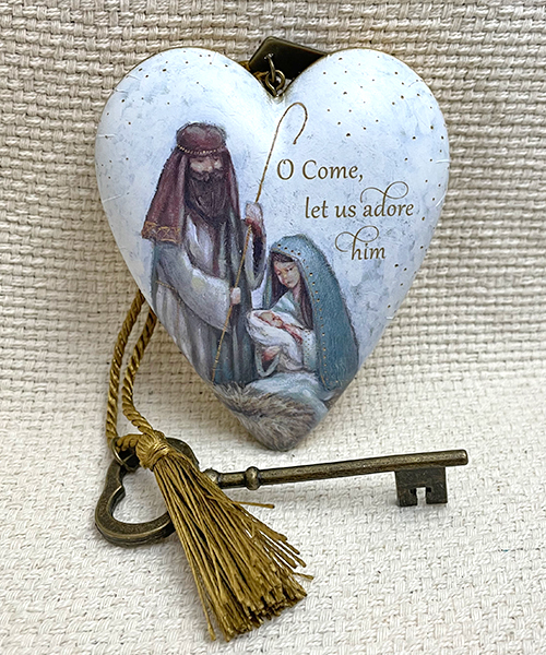 Holy Family art heart