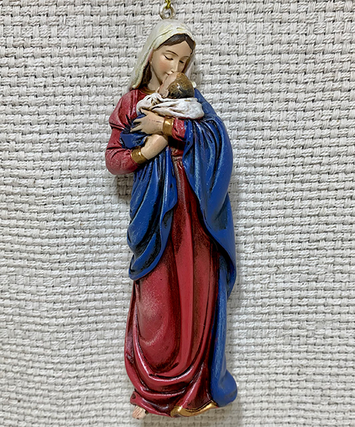 Mother Mary and Baby Jesus ornament
