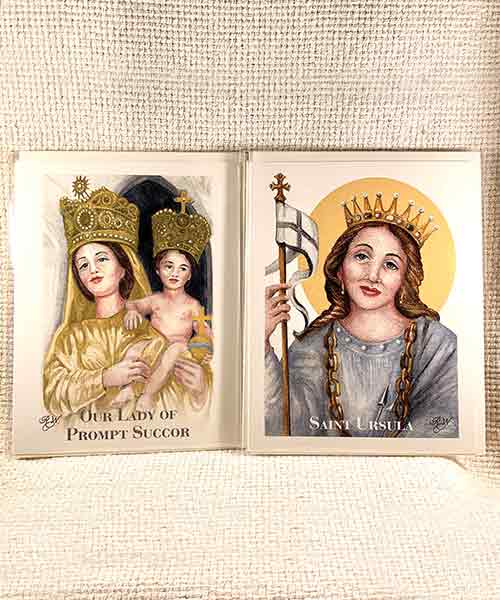 OLPS and St. Ursula notecard set