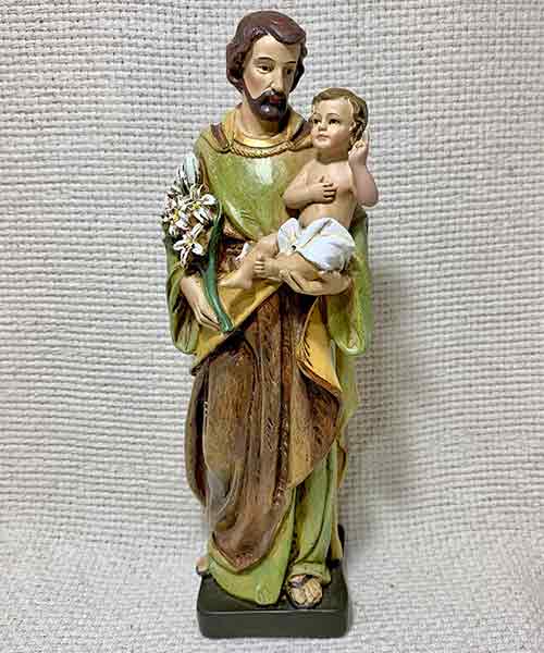 St. Joseph with Child and Lilies Statue - The National Shrine of ...