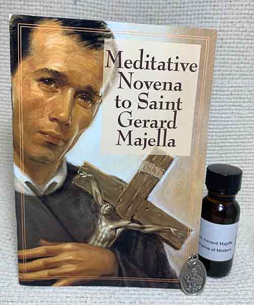 St. Gerard Majella Novena, Holy Oil & Medal Set The National Shrine