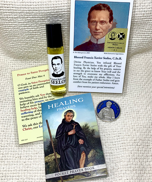 St. Peregrine cancer prayer kit