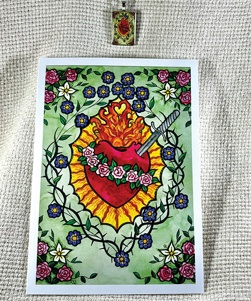 Mary's Heart gift set
