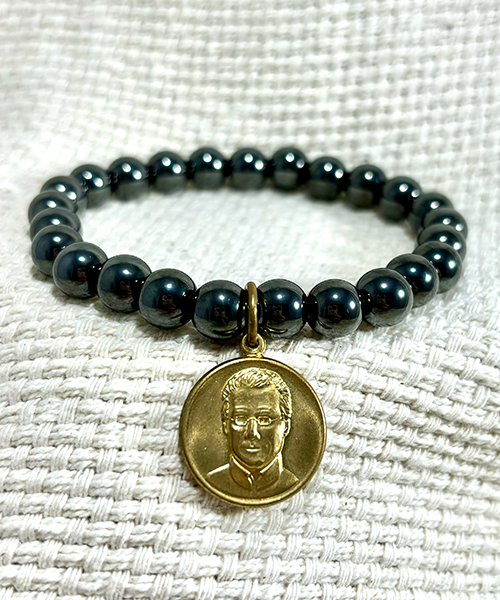 Seelos Hematite Stretch Bracelet