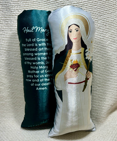 Hail Mary prayer doll