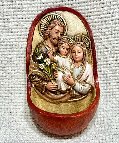 Holy Family water font