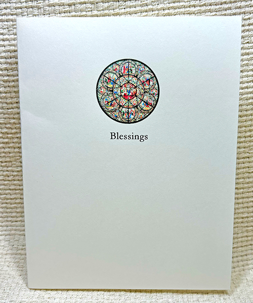 Blessings notecard