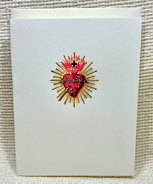 Sacred Heart notecard