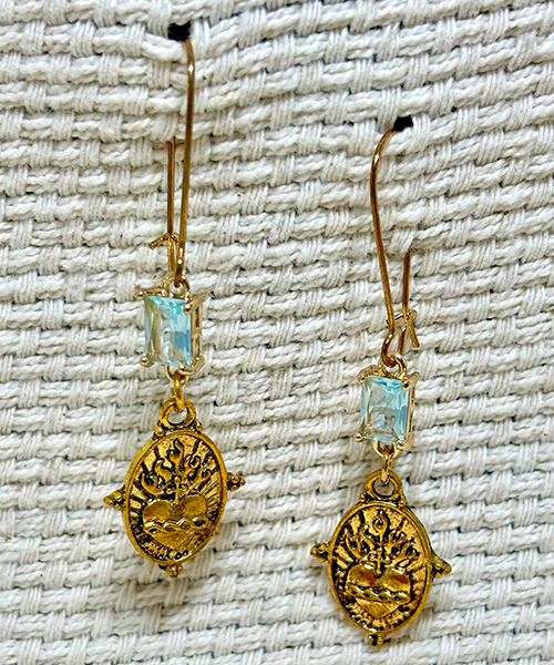 Sacred Heart earrings