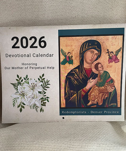 2026 OMPH Redemptorist Devotional Calendar