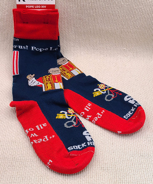 Pope Leo socks