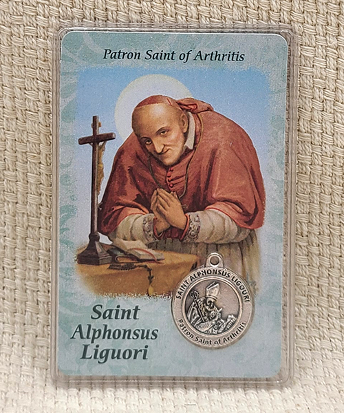 St. Alphonsus prayer card