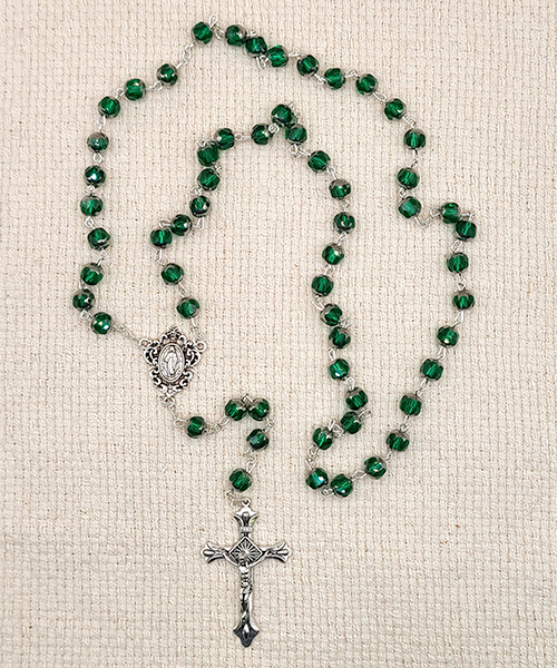 Emerald Renaissance rosary